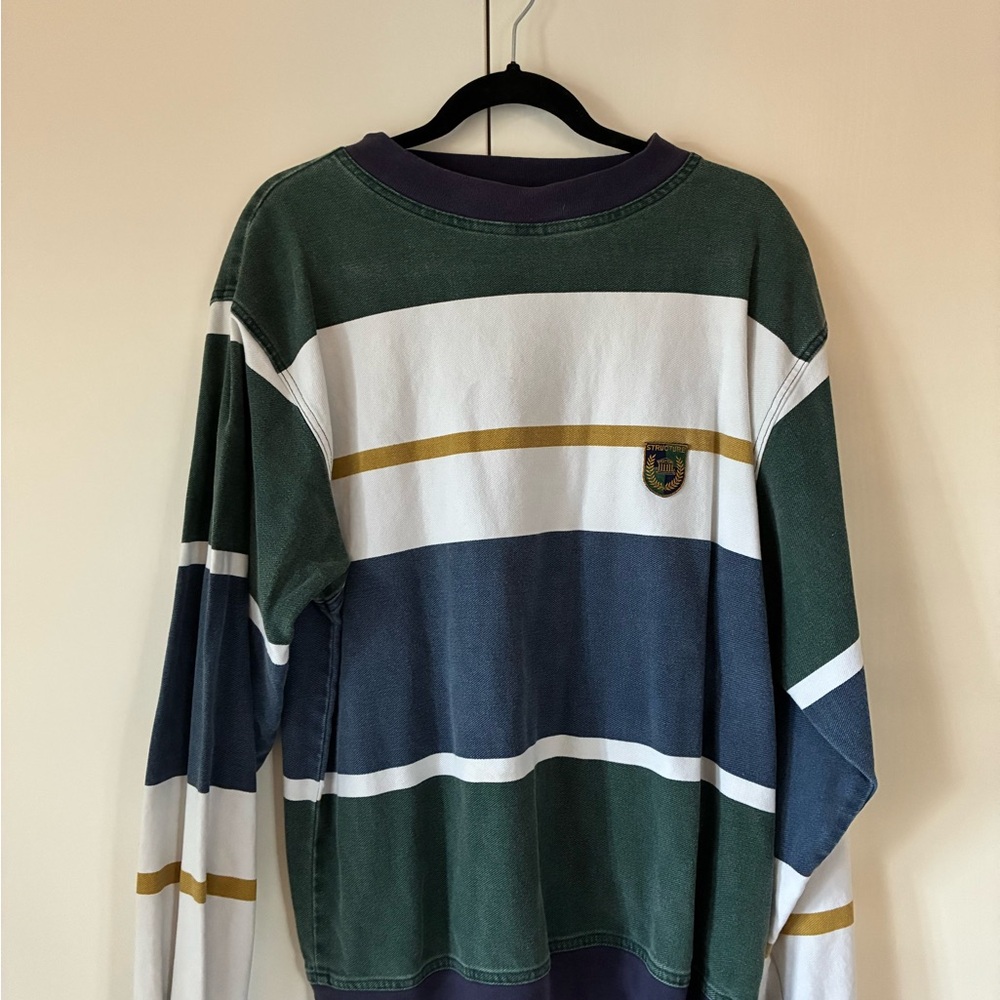 Structure Striped Sweater 100% Cotton